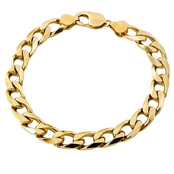 9ct gold 26.3g 8 inch curb Bracelet